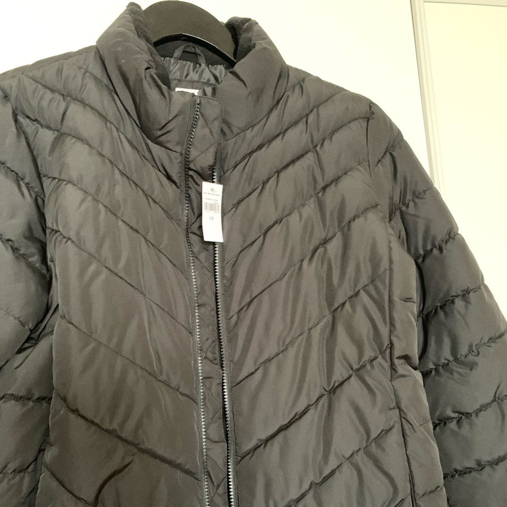 GAP new puffer jacket | black | women’s L - Picture 1 of 3